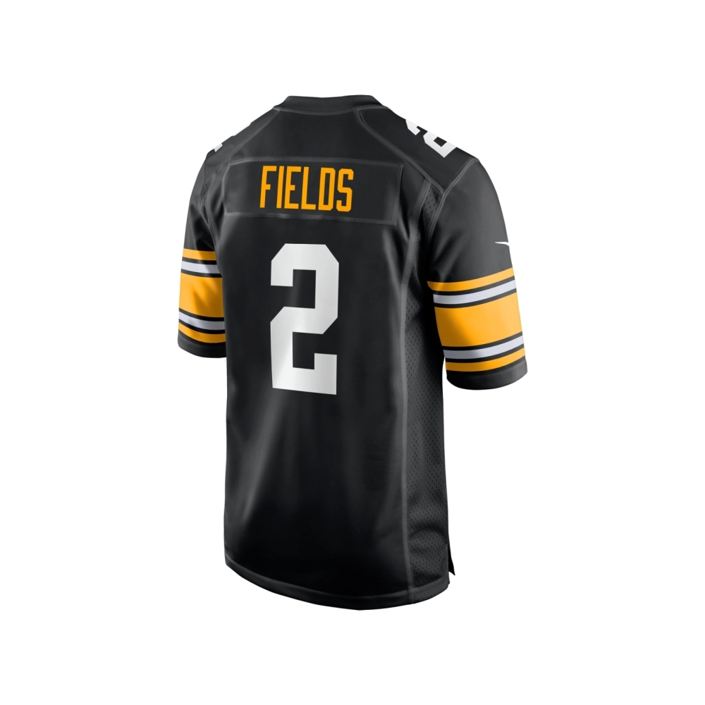 Mens Pittsburgh Steelers Justin Fields Black Alternate Game Jersey