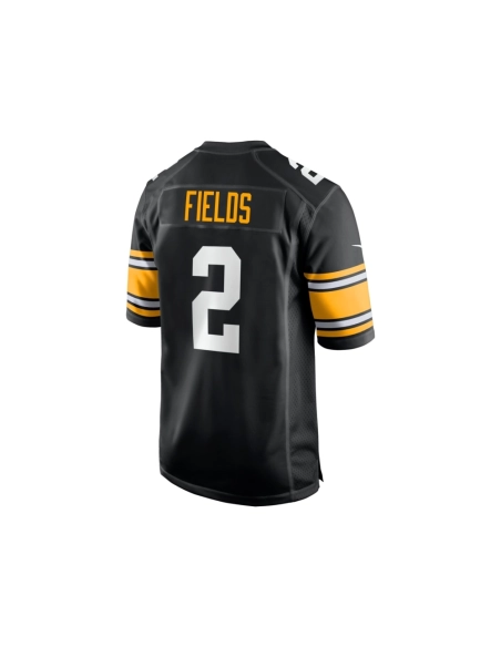 Mens Pittsburgh Steelers Justin Fields Black Alternate Game Jersey