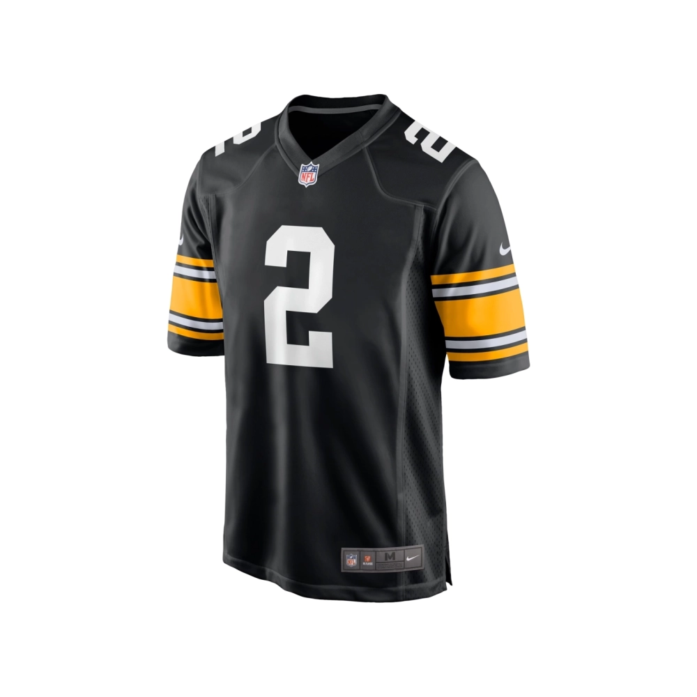 Mens Pittsburgh Steelers Justin Fields Black Alternate Game Jersey