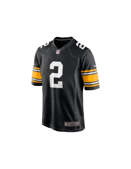 Mens Pittsburgh Steelers Justin Fields Black Alternate Game Jersey