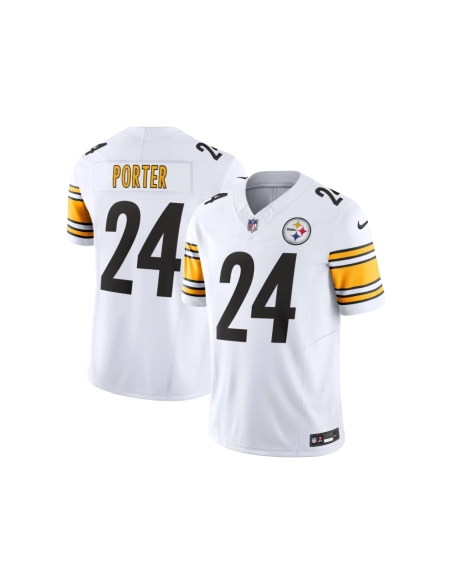Mens Pittsburgh Steelers Joey Porter Jr. White Vapor F.U.S.E. Limited Jersey