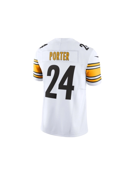 Mens Pittsburgh Steelers Joey Porter Jr. White Vapor F.U.S.E. Limited Jersey