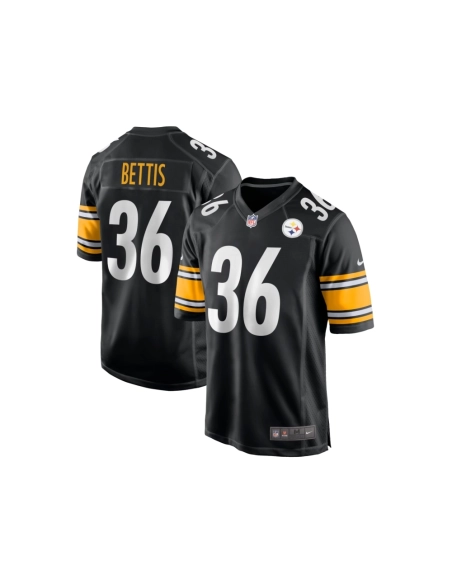 Mens Pittsburgh Steelers Jerome Bettis Black Retired Player Game Jersey