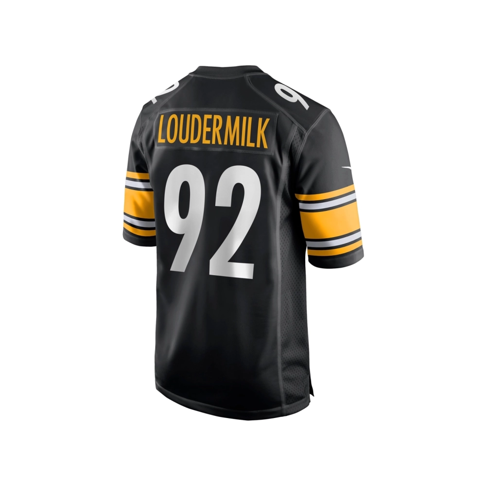 Mens Pittsburgh Steelers Isaiahh Loudermilk Black Game Jersey