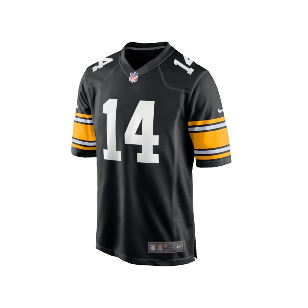 Mens Pittsburgh Steelers George Pickens Black Alternate Game Player Jersey