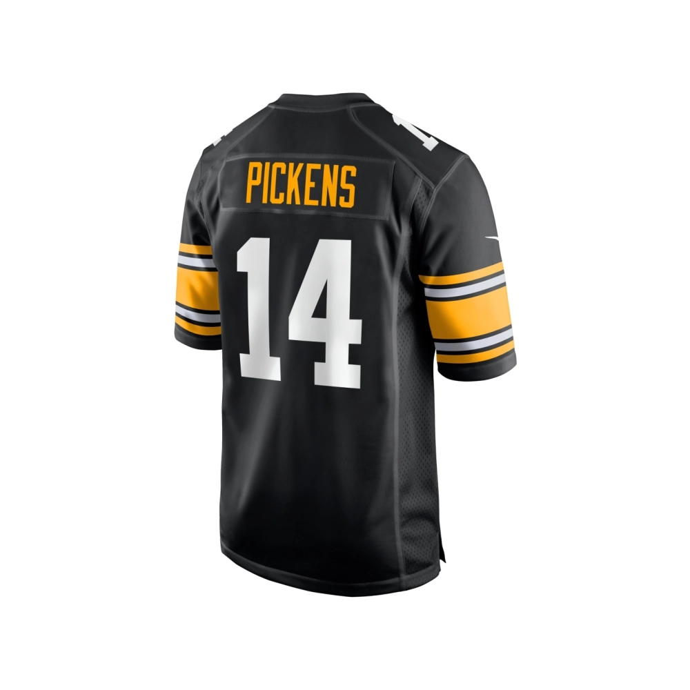 Mens Pittsburgh Steelers George Pickens Black Alternate Game Player Jersey
