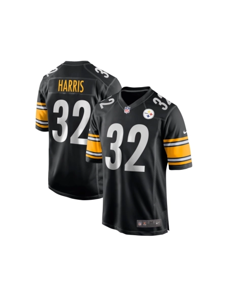 Mens Pittsburgh Steelers Franco Harris Black Game Retired Player Jersey