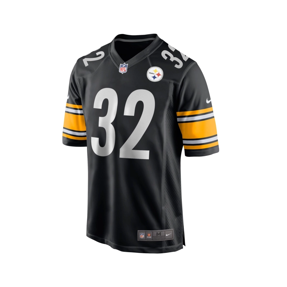 Mens Pittsburgh Steelers Franco Harris Black Game Retired Player Jersey