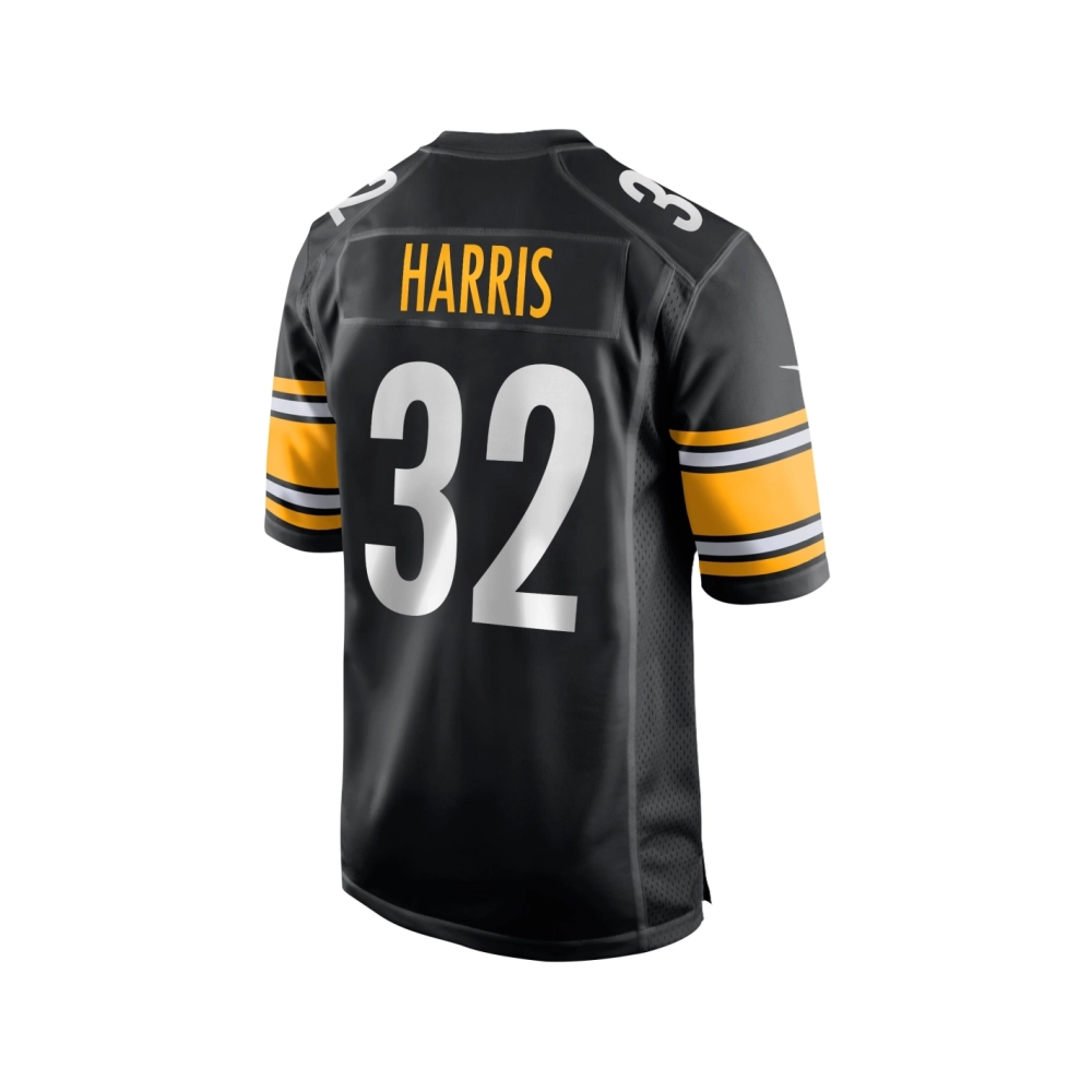 Mens Pittsburgh Steelers Franco Harris Black Game Retired Player Jersey