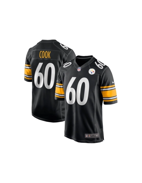 Mens Pittsburgh Steelers Dylan Cook Black Game Jersey