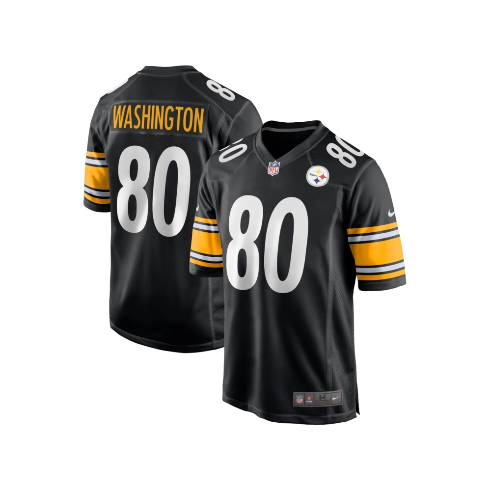 Mens Pittsburgh Steelers Darnell Washington Black Game Jersey