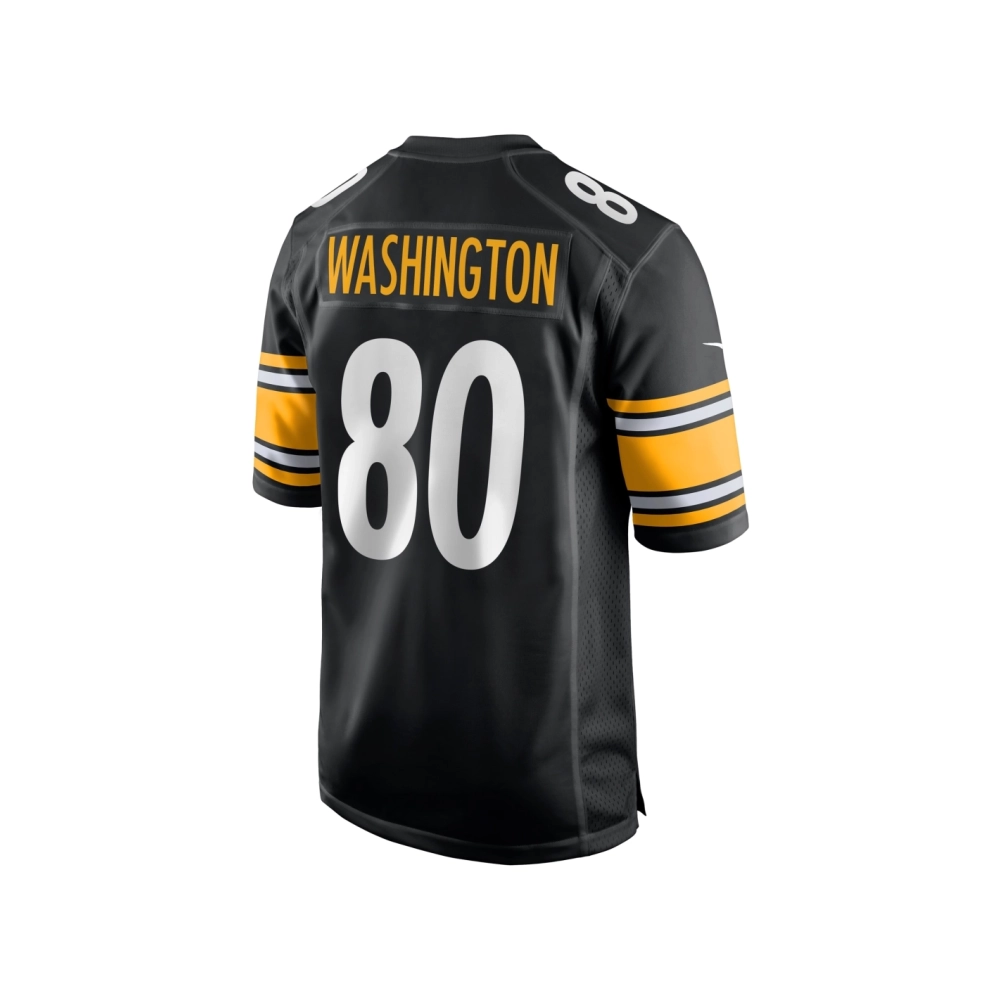 Mens Pittsburgh Steelers Darnell Washington Black Game Jersey
