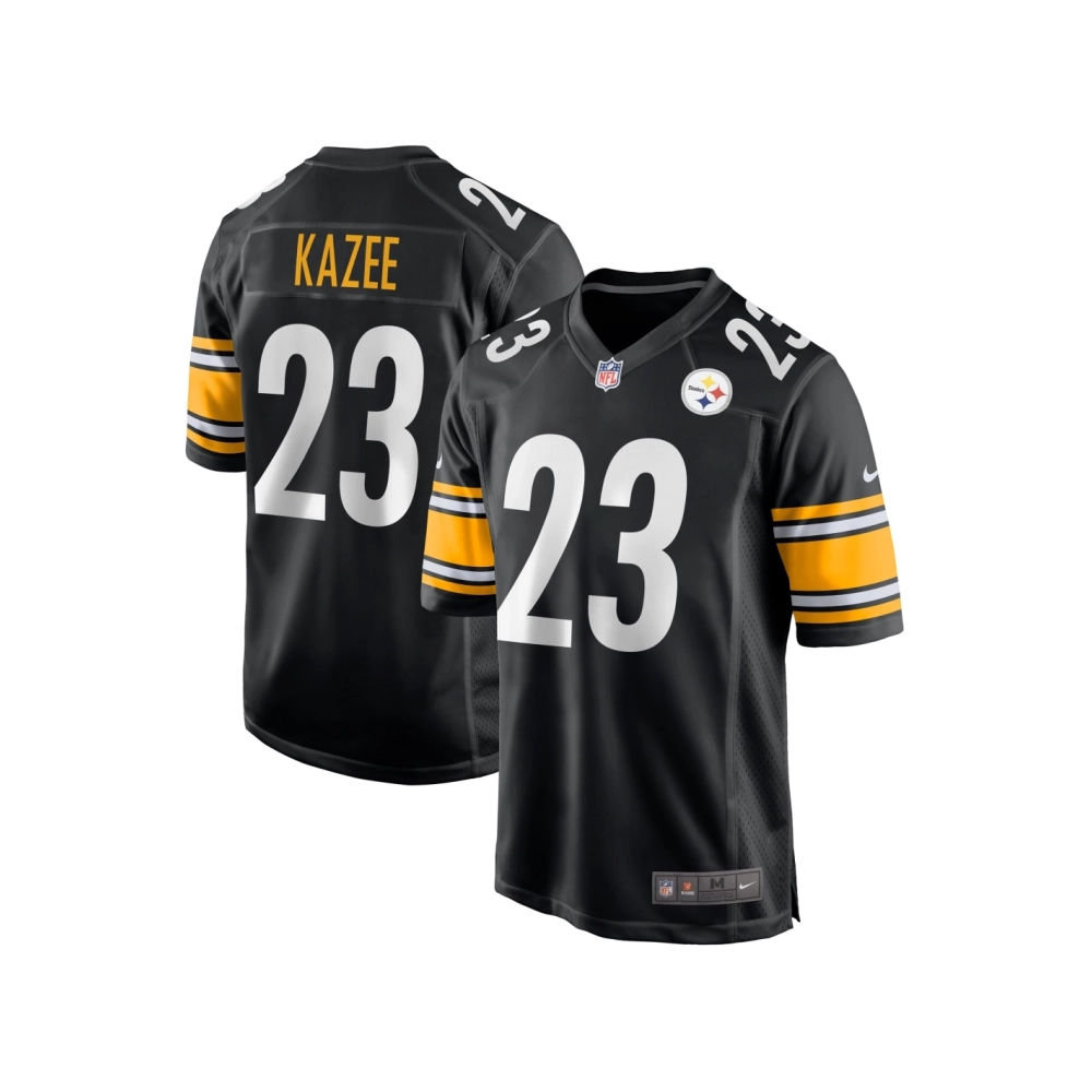 Mens Pittsburgh Steelers Damontae Kazee Black Game Jersey