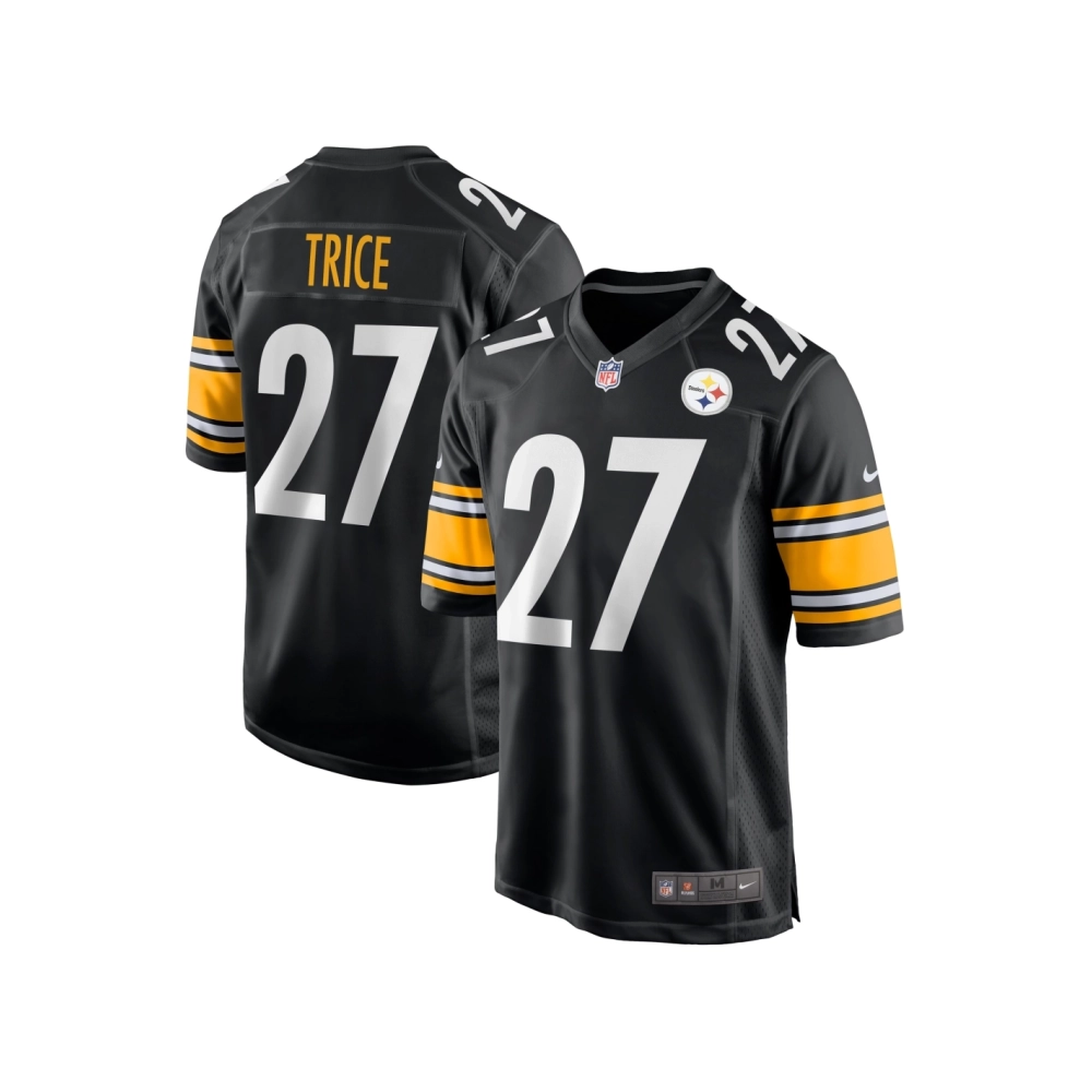 Mens Pittsburgh Steelers Cory Trice Black Game Jersey