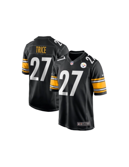 Mens Pittsburgh Steelers Cory Trice Black Game Jersey