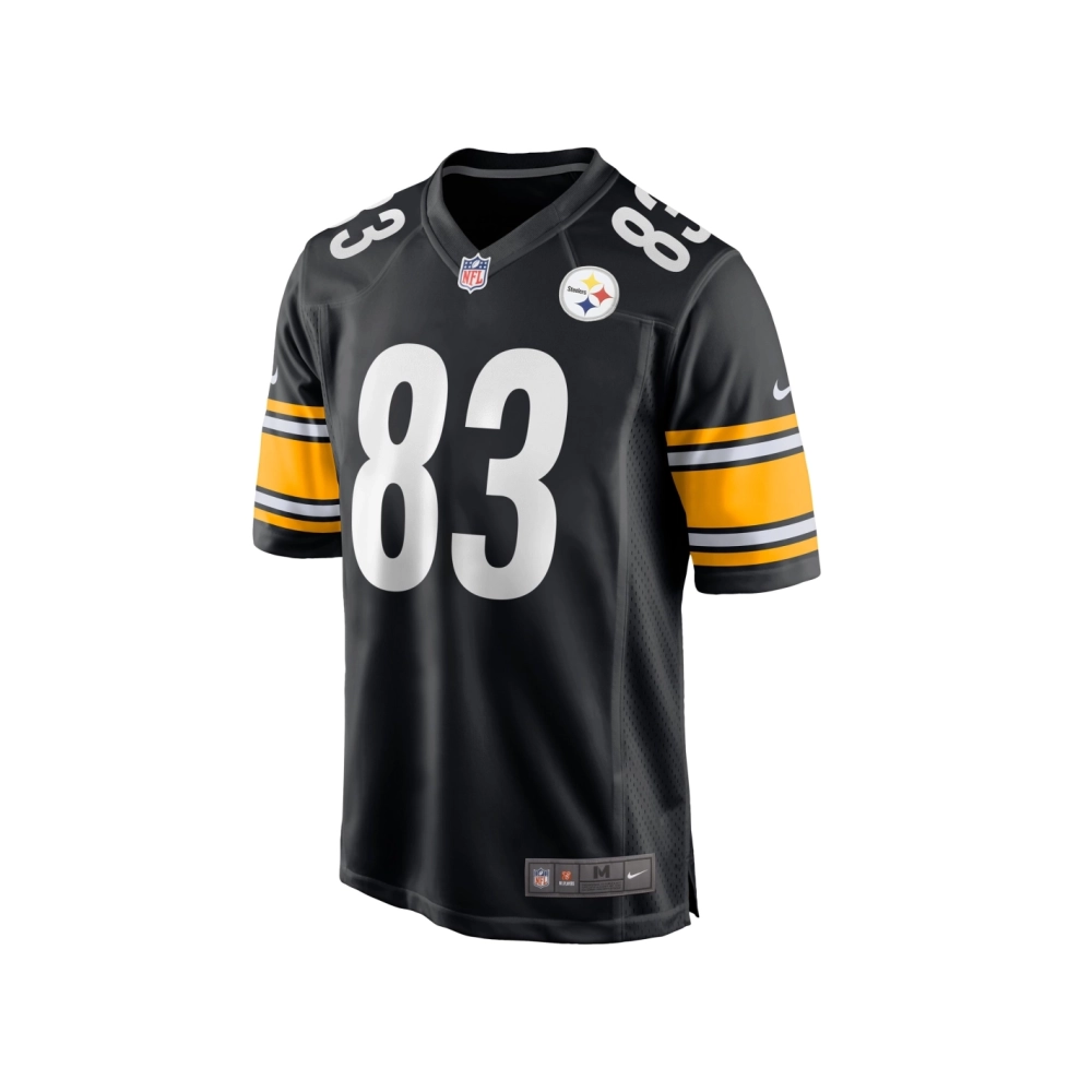 Mens Pittsburgh Steelers Connor Heyward Black Game Player Jersey