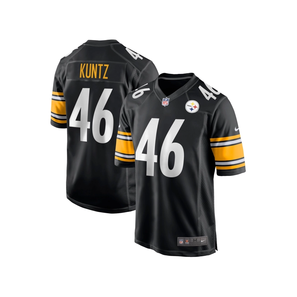 Mens Pittsburgh Steelers Christian Kuntz Black Game Jersey