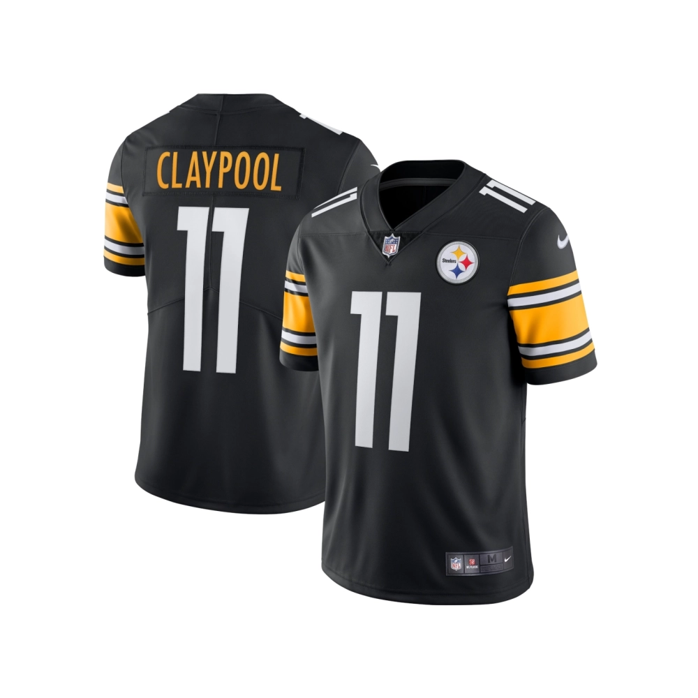 Mens Pittsburgh Steelers Chase Claypool Black Vapor Limited Player Jersey