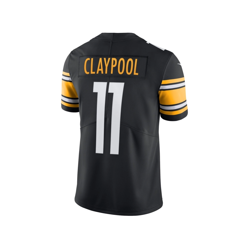 Mens Pittsburgh Steelers Chase Claypool Black Vapor Limited Player Jersey
