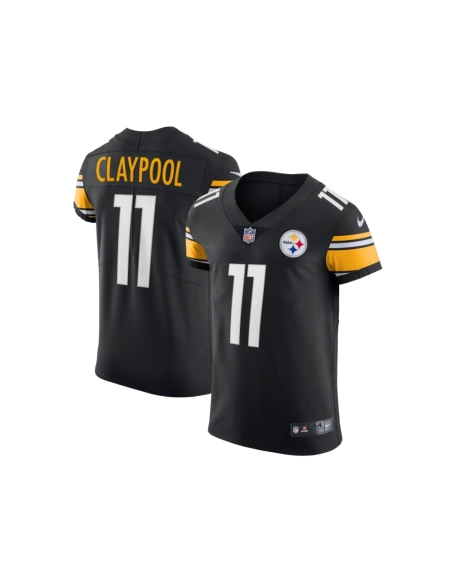 Mens Pittsburgh Steelers Chase Claypool Black Vapor Elite Player Jersey