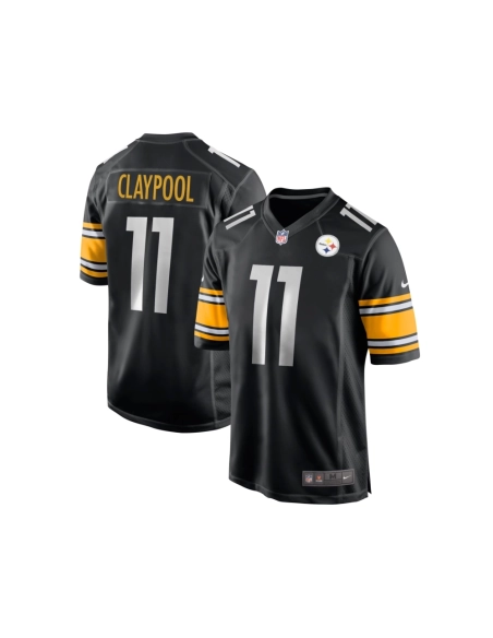 Mens Pittsburgh Steelers Chase Claypool Black Game Jersey
