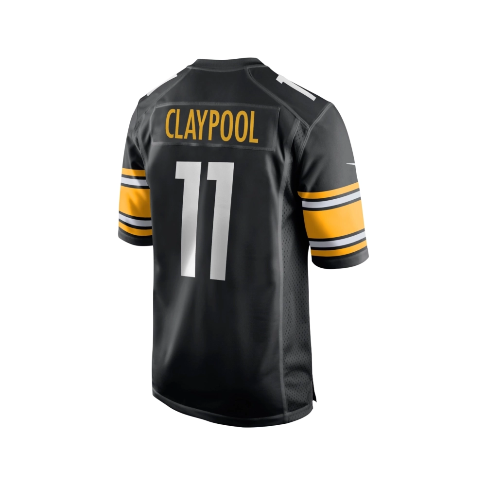 Mens Pittsburgh Steelers Chase Claypool Black Game Jersey