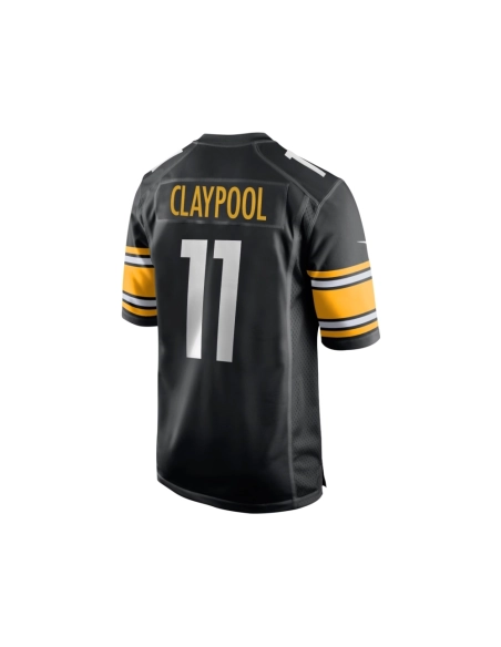 Mens Pittsburgh Steelers Chase Claypool Black Game Jersey