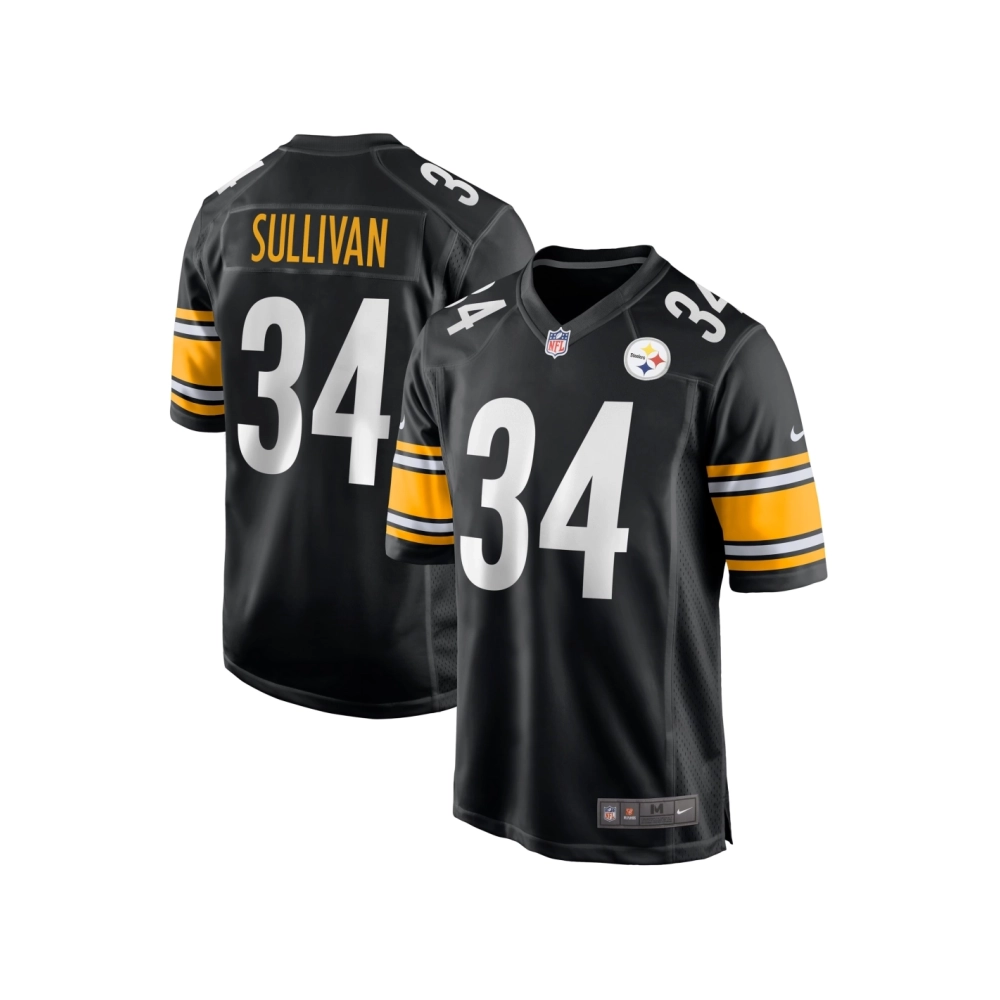 Mens Pittsburgh Steelers Chandon Sullivan Black Game Jersey