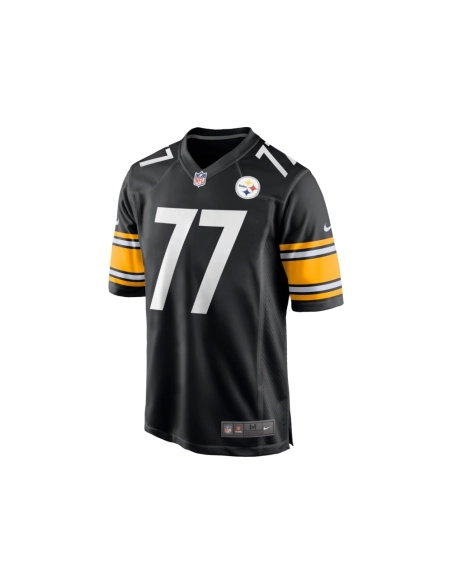 Mens Pittsburgh Steelers Broderick Jones Black 2023 NFL Draft First Round Pick Game Jersey