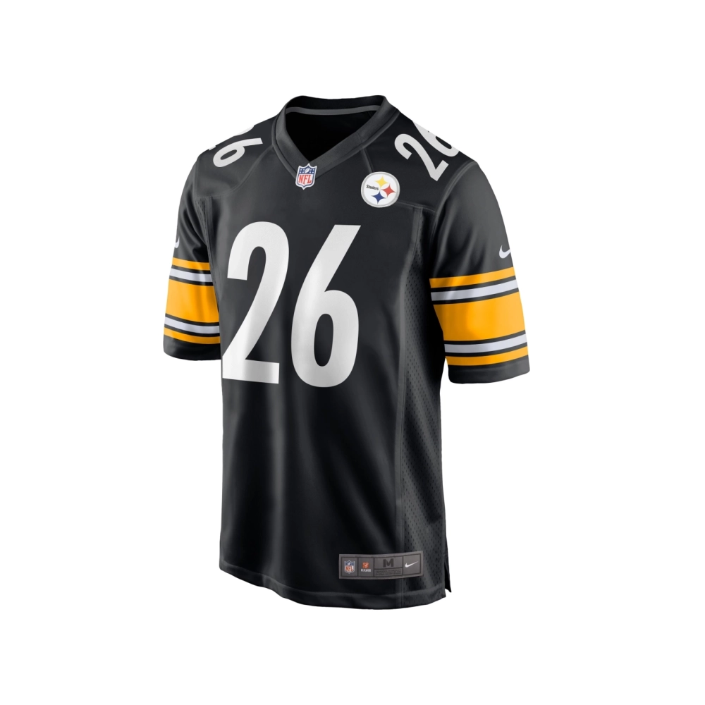 Mens Pittsburgh Steelers Anthony McFarland Jr. Black Game Player Jersey