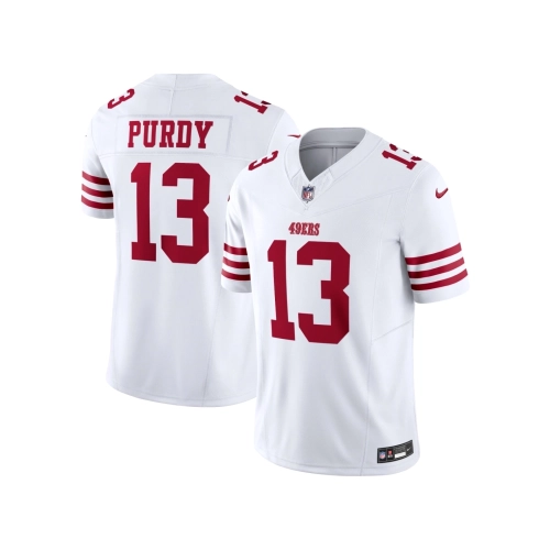 Mens San Francisco 49ers Brock Purdy White Vapor F.U.S.E. Limited Jersey