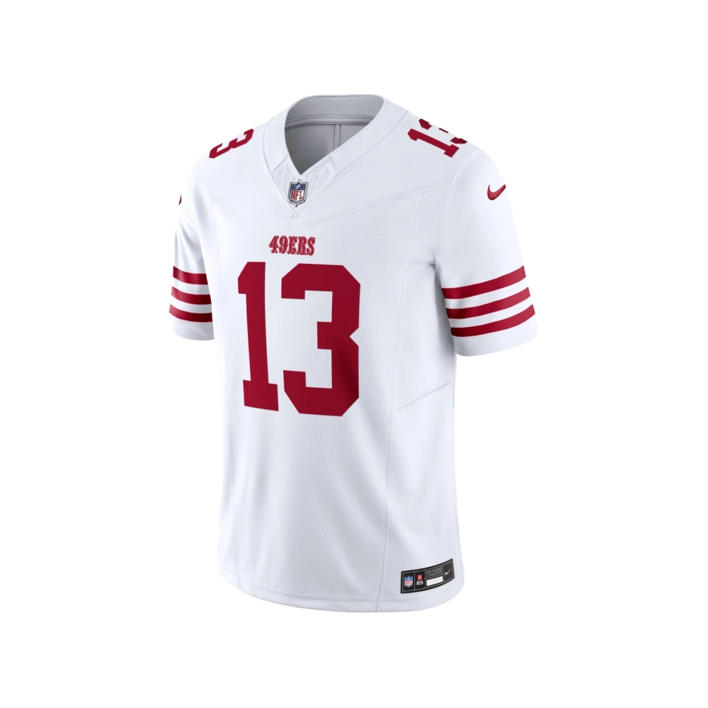 Mens San Francisco 49ers Brock Purdy White Vapor F.U.S.E. Limited Jersey