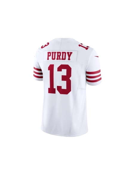 Mens San Francisco 49ers Brock Purdy White Vapor F.U.S.E. Limited Jersey