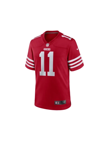 Womens San Francisco 49ers Brandon Aiyuk Scarlet Team Game Player Jersey