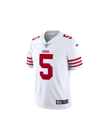 Mens San Francisco 49ers Trey Lance White Vapor Limited Jersey
