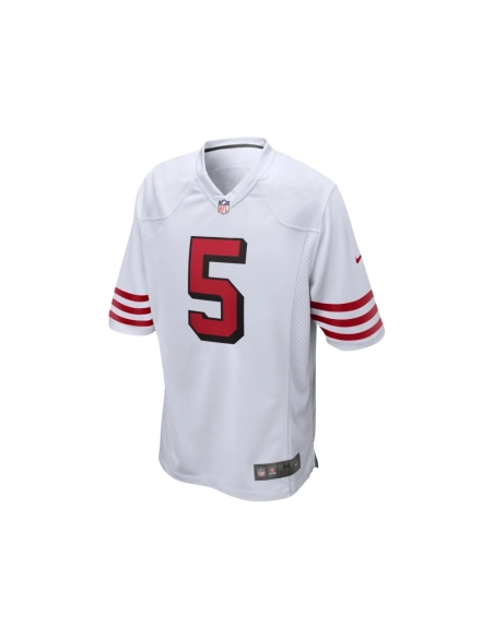 Mens San Francisco 49ers Trey Lance White Alternate Game Jersey