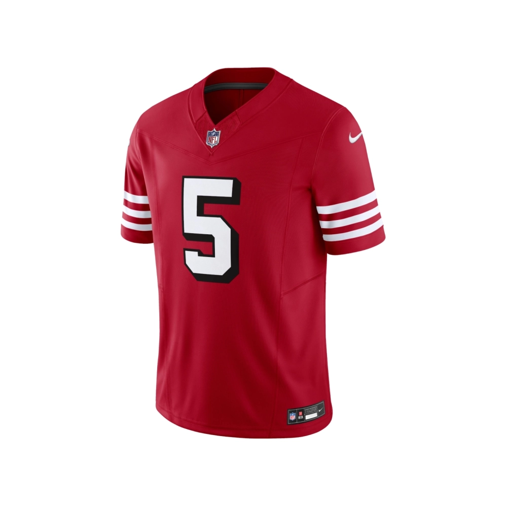 Mens San Francisco 49ers Trey Lance Scarlet Vapor F.U.S.E. Limited Jersey