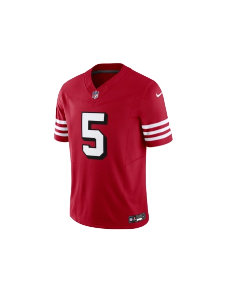 Mens San Francisco 49ers Trey Lance Scarlet Vapor F.U.S.E. Limited Jersey