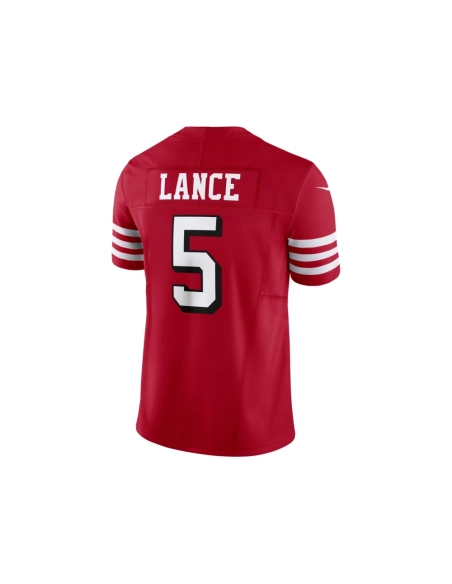 Mens San Francisco 49ers Trey Lance Scarlet Vapor F.U.S.E. Limited Jersey