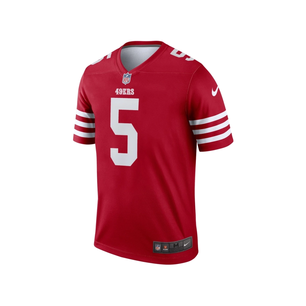 Mens San Francisco 49ers Trey Lance Scarlet Legend Jersey
