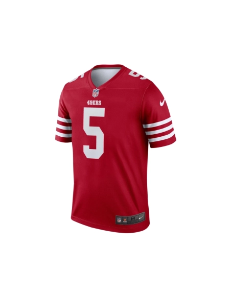 Mens San Francisco 49ers Trey Lance Scarlet Legend Jersey
