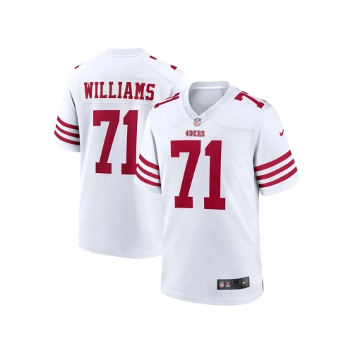 Mens San Francisco 49ers Trent Williams White Player Game Jersey