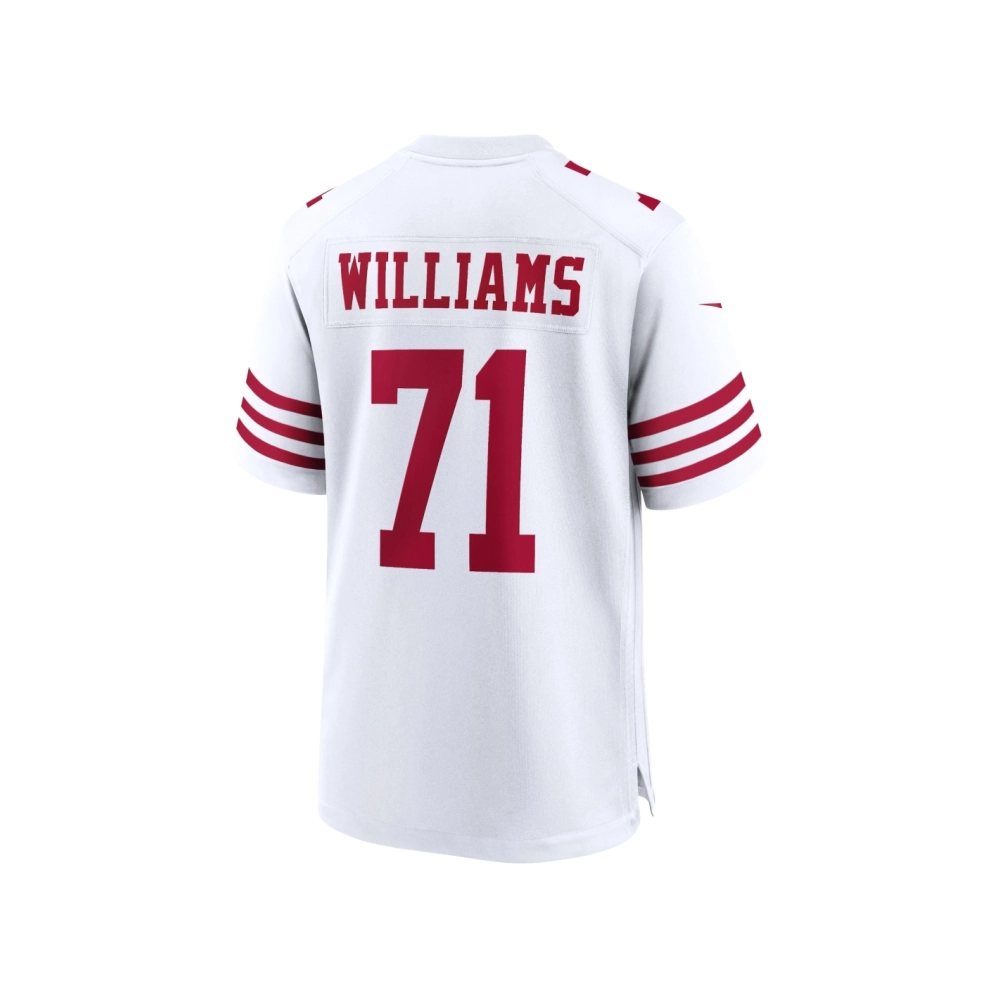 Mens San Francisco 49ers Trent Williams White Player Game Jersey