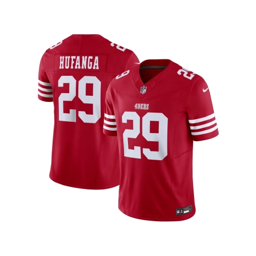 Mens San Francisco 49ers Talanoa Hufanga Scarlet Vapor F.U.S.E. Limited Jersey