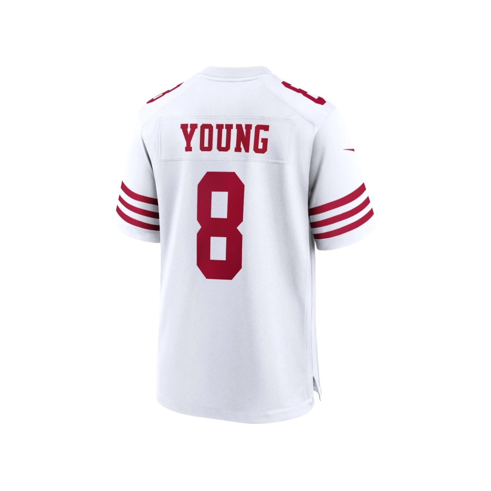 Mens San Francisco 49ers Steve Young White Retired Player Game Jersey