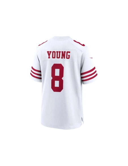 Mens San Francisco 49ers Steve Young White Retired Player Game Jersey