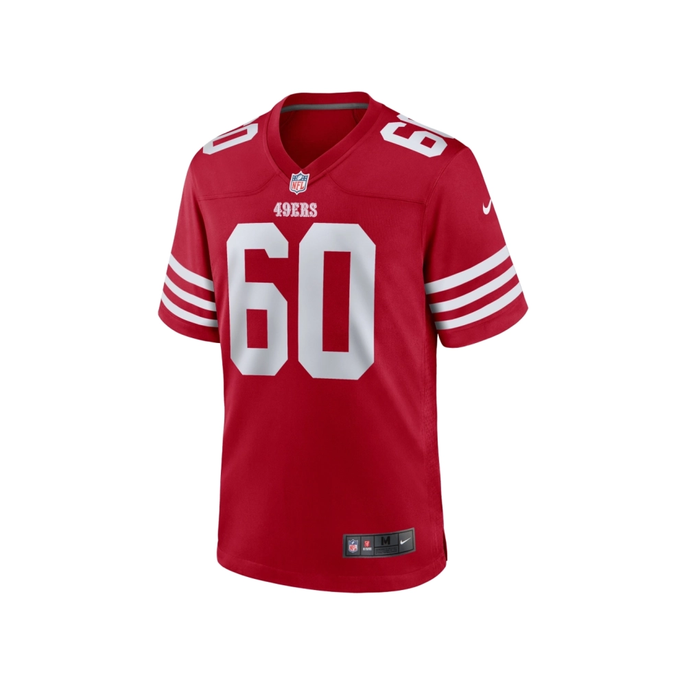 Mens San Francisco 49ers Sebastian Gutierrez Scarlet Team Game Jersey