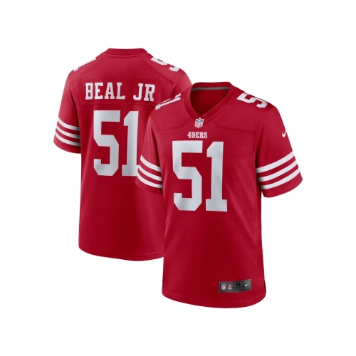 Mens San Francisco 49ers Robert Beal Jr Scarlet Game Jersey