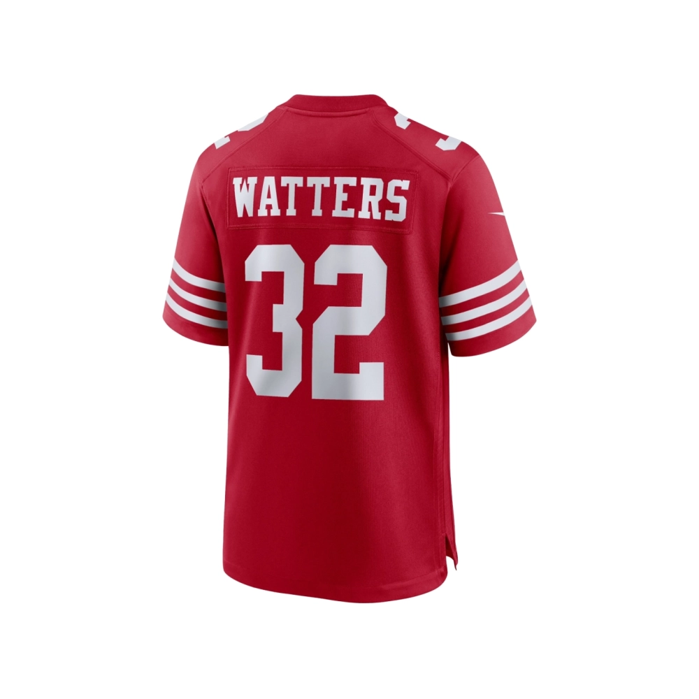Mens San Francisco 49ers Ricky Watters Scarlet Retired Player Game Jersey