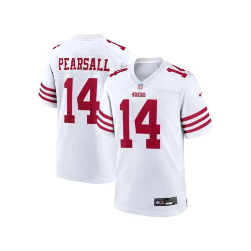 Mens San Francisco 49ers Ricky Pearsall White White Game Jersey
